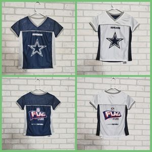 NFL 2in1 COWBOYS Boys Jersey Knit Shirt REVERSIBLE Sz S